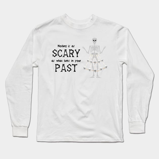Nothing is as Scary as What Lurks in your Past - The Cringe (CXG Inspired) [light] Long Sleeve T-Shirt by Ukulily